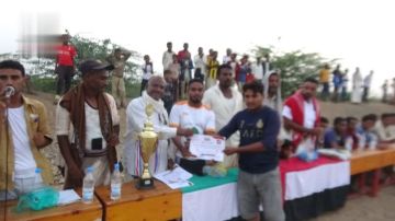 اختتام دوري الشهيد والفقيد علاء حطروم لكرة القدم في السخنة