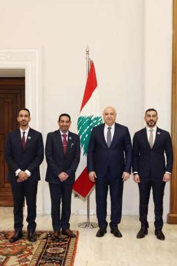 الرئيس اللبناني يستقبل وفد تريندز الرئيس اللبناني يستقبل وفد تريندز