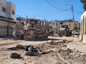 العدو الصهيوني يواصل عدوانه على جنين لليوم ال295 و هدم 33 من المنازل العدو الصهيوني يواصل عدوانه على جنين لليوم ال295 و هدم 33 من المنازل