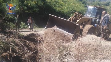 ردم أربع آبار يدوية مخالفة في محمية حبير بمديرية ذي السفال في إب