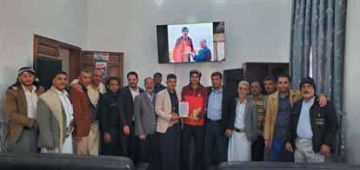 مكتب الشباب بذمار يكرم الحسولي بطل غرب آسيا