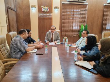 وزير الصحة يبحث مع منسق كتلة الصحة باليمن مجالات التعاون والتنسيق المشترك وزير الصحة يبحث مع منسق كتلة الصحة باليمن مجالات التعاون والتنسيق المشترك
