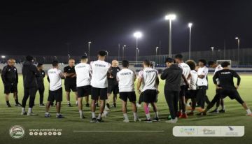 المنتخب الوطني الأول يواصل تحضيراته في الكويت استعدادا لمواجهة جزر القمر