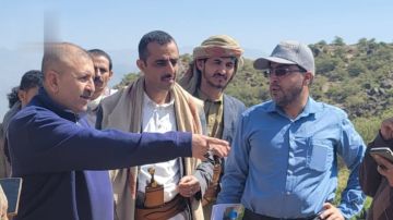 بدء العمل بمشروع حفر بئر ارتوازية في منطقة المشيريق في حبيش بدء العمل بمشروع حفر بئر ارتوازية في منطقة المشيريق في حبيش