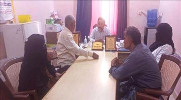 الحييد يزور مكتب الصحة بزنجبار ومركز العزل الصحي ومصنع الأكسجين بالمديرية