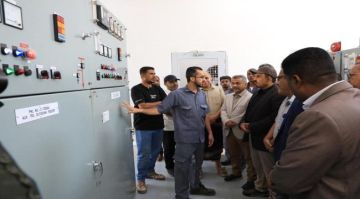 محافظ حضرموت يدشن مشاريع كهربائية جديدة بسعة 61.5 ميجافولت أمبير بالمكلا محافظ حضرموت يدشن مشاريع كهربائية جديدة بسعة 61.5 ميجافولت أمبير بالمكلا