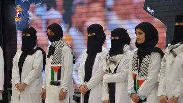 جامعة إب تحتفي بتخرج دفعة نبض فلسطين من قسم المختبرات الطبية