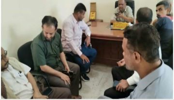 مكتب الشباب والرياضة بلحج وانتقالي المحافظة يناقشان ترتيبات مهرجان نوفمبر الكرنفالي