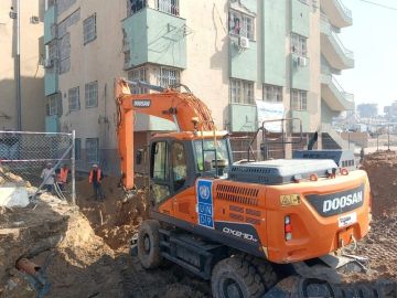 الأمم المتحدة: إصلاح شبكة الصرف الصحي بالقرب من مستشفى الرنتيسي في غزة