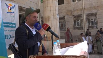 عمران.. تدشين مشاريع التمكين الاقتصادي لـ 150 أسرة في مديرية قفلة عذر