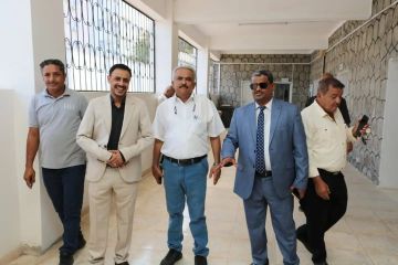 المحولي يطلع على سير العمل بمكتب التعليم الفني بالعاصمة عدن المحولي يطلع على سير العمل بمكتب التعليم الفني بالعاصمة عدن