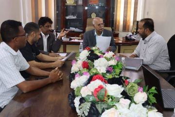 لجنة فنية من وزارة النقل تناقش حادثة احتراق حافلة النقل الجماعي في أبين لجنة فنية من وزارة النقل تناقش حادثة احتراق حافلة النقل الجماعي في أبين