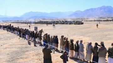 وقفة قبلية في نهم إعلانا للجهوزية ووفاء لدماء الشهداء