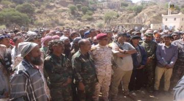 تشييع مهيب للشهيد محمد عبد الحميد الكاش بالضالع