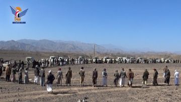 مأرب .. لقاء مسلح لقبائل المحجزة بصرواح إعلانا للنفير العام والجهوزية