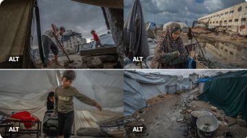  الأغذية العالمي : النازحون في غزة يستقبلون الشتاء بخيام غارقة وأطعمة فاسدة