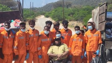 المهرة تطلق حملة نظافة بمحمية حوف الطبيعية