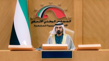 نيابة عن الرئيس محمد بن زايد : محمد بن راشد يفتتح دور الانعقاد العادي الثالث من الفصل التشريعي الثامن عشر للمجلس الوطني الاتحادي