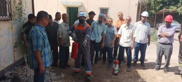 مركز التدريب والتأهيل بمحطة المنصورة ينظم دورة تدريبية متخصصة في مجال الأمن والسلامة المهنية