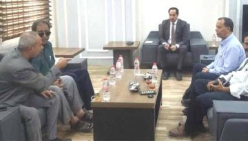 البكري يستقبل وفد الحركة المدنية ممثلا بـ حركة الوفاق الجنوبي ويؤكد: الجنوب للجميع ومسؤولية الجرحى عاجلة