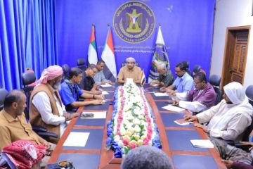 انتقالي وادي حضرموت يناقش الأوضاع العامة في المديريات