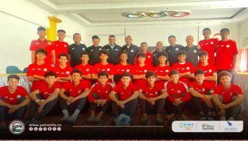 قائد والشريف يحاضران منتخب الناشئين حول المستجدات التحكيمية قائد والشريف يحاضران منتخب الناشئين حول المستجدات التحكيمية