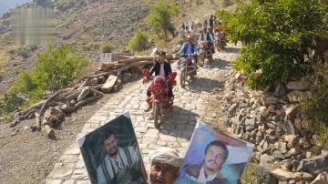 مسير بالدراجات النارية لخريجي دورات طوفان الأقصى في ملحان وفاء للشهداء مسير بالدراجات النارية لخريجي دورات طوفان الأقصى في ملحان وفاء للشهداء