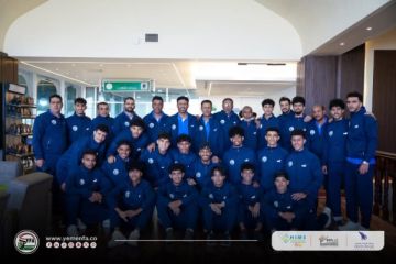 منتخبنا الوطني تحت 23 عاما ينقل تحضيراته إلى القاهرة منتخبنا الوطني تحت 23 عاما ينقل تحضيراته إلى القاهرة