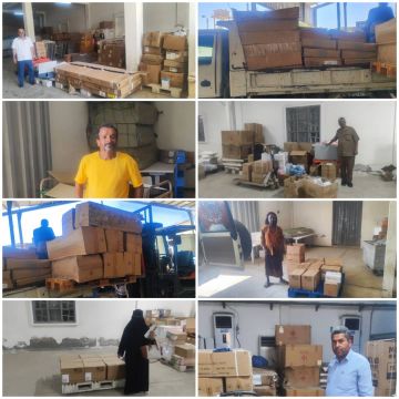 الإمداد الدوائي يرفد عدد من المرافق الصحية بالأدوية والمستلزمات الطبية المتنوعة الإمداد الدوائي يرفد عدد من المرافق الصحية بالأدوية والمستلزمات الطبية المتنوعة