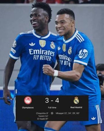 ريال مدريد يتجاوز أولمبياموس بصعوبة وباريس يتغلب على توتنهام