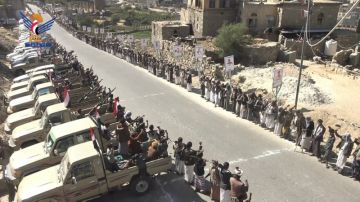 لقاء قبلي في مديرية رازح بصعدة وفاء لدماء الشهداء وتأكيدا على الجاهزية لقاء قبلي في مديرية رازح بصعدة وفاء لدماء الشهداء وتأكيدا على الجاهزية