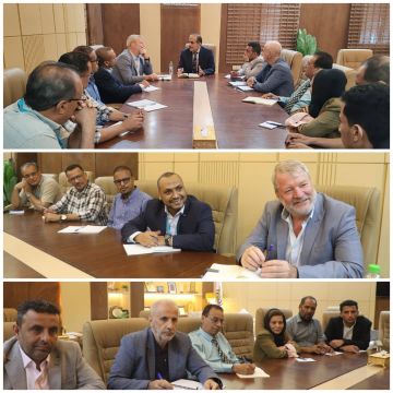 وزير الصحة يبحث مع ممثل اليونيسف مجالات التعاون والتحضيرات لقمة المانحين والوضع التغذوي في البلاد