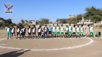 انطلاق بطولة الشهيد لكرة القدم في مديرية صبر الموادم بتعز