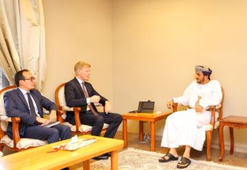 عمان تبحث مع المبعوث الأممي سبل إنعاش مسار السلام في اليمن
