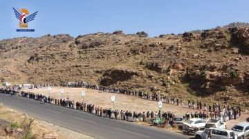 المحويت.. وقفة قبلية في مديرية الرجم وفاء للشهداء وتأكيدا على الجاهزية