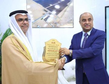 الرئيس الزبيدي يكرم سفير الإمارات ومدير شركة GSU