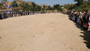 حجة.. لقاء وعرض ومناورة في مبين وفاء لدماء الشهداء