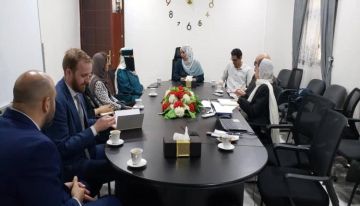 رئيسة الجهاز المركزي للإحصاء تلتقي بوفد من الاتحاد الأوروبي وOECD لبحث تطوير برنامج تعزيز الصمود الاقتصادي في اليمن