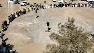 وقفة لمنتسبي فرع هيئة الأراضي في ذمار تنديدا باستمرار المجازر بحق الفلسطينيين