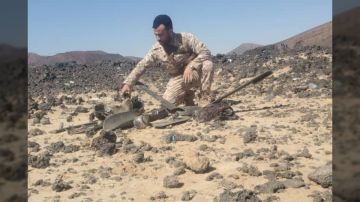 الجيش الوطني يسقط طائرة حوثية مسيرة جنوب مأرب