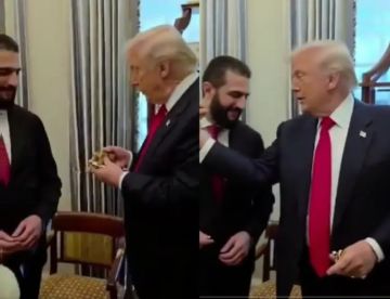 كم عدد زوجاتك؟ ترامب يحرج الرئيس أحمد الشرع ويهديه عطرا رومانسيا وهذا اسم العطر وسعره (فيديو)