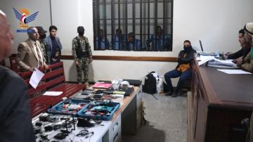 الجزائية المتخصصة تستعرض أدلة الإثبات في قضايا التخابر ضمن شبكة التجسس التابعة لمخابرات العدو الجزائية المتخصصة تستعرض أدلة الإثبات في قضايا التخابر ضمن شبكة التجسس التابعة لمخابرات العدو