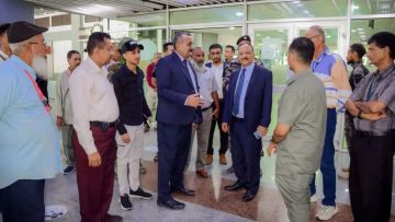 مطار عدن الدولي يخطو بثقة نحو المستقبل: تفاصيل الجولة التفقدية التي غيرت قواعد العمل!   مطار عدن الدولي يخطو بثقة نحو المستقبل: تفاصيل الجولة التفقدية التي غيرت قواعد العمل!