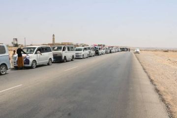 موكب مهيب يزحف من الديس الشرقية لسيئون احتفالا بذكرى استقلال الجنوب موكب مهيب يزحف من الديس الشرقية لسيئون احتفالا بذكرى استقلال الجنوب