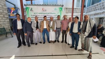 تدشين المخيم الطبي الجراحي المجاني لأسر الشهداء في حجة تدشين المخيم الطبي الجراحي المجاني لأسر الشهداء في حجة