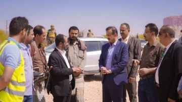 بن الوزير يتفقد التوسعة الجديدة لمساحة المدينة الطبية في عتق بن الوزير يتفقد التوسعة الجديدة لمساحة المدينة الطبية في عتق