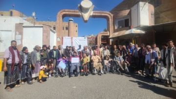 رابطة جرحى تعز ترفع الاعتصام بعد اتفاق مع قيادة المحافظة