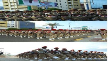 شهده الرئيس الزبيدي والوزراء وقادة الوحدات العسكرية والأمنية .. عرض عسكري مهيب جسد مستوى الجاهزية العالية والانضباط القتالي والمهني للقوات المسلحة الجنوبية