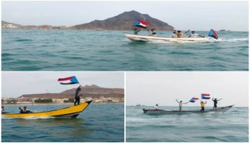 برعاية المجلس الإنتقالي الجنوبي.. ساحل كورنيش كود النمر بالبريقة يشهد كرنفال بحري