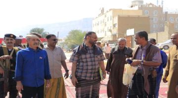 رئيس انتقالي وادي حضرموت يطلع على تجهيزات موقع فعالية ذكرى عيد الاستقلال رئيس انتقالي وادي حضرموت يطلع على تجهيزات موقع فعالية ذكرى عيد الاستقلال